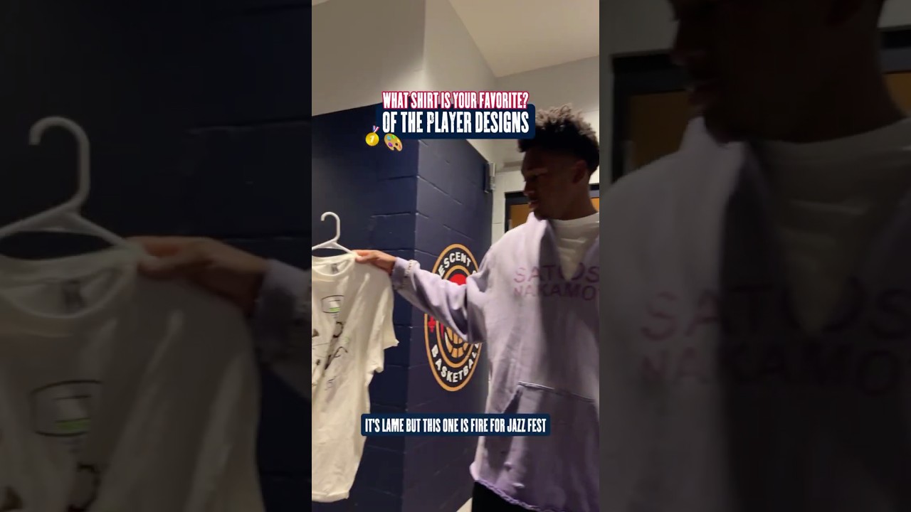 Which player-designed T-Shirt is the best? #pelicans #nba