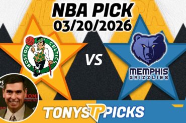 Boston Celtics vs Memphis Grizzlies Pick 3/20/26 NBA Pick Prediction