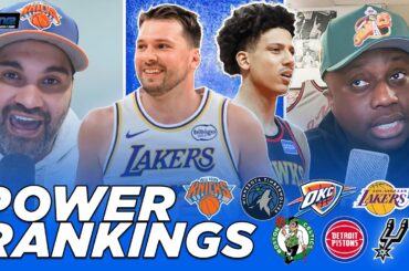 NBA Power Rankings: Lakers & Hawks ON THE RISE, Nuggets sliding | The Dime With Josh and Kwab