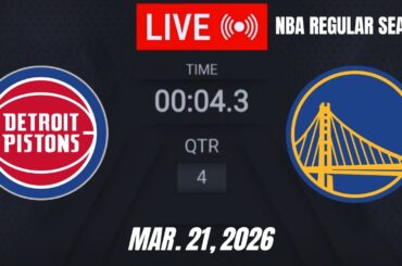 NBA LIVE! Golden State Warriors vs Detroit Pistons | March 21, 2026 | Warriors vs Pistons | 2K26