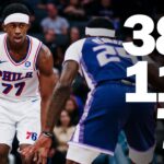 VJ Edgecombe CAREER-HIGH NIGHT