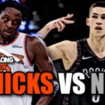 NEW YORK KNICKS VS BROOKLYN NETS LIVE PLAY BY PLAY! | WATCH ALONG W/ CK2K