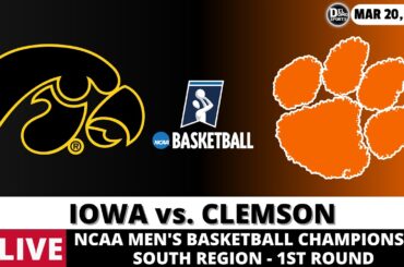 IOWA VS CLEMSON LIVE 🏀 NCAAM Basketball Game Score Radio Play-by-Play
