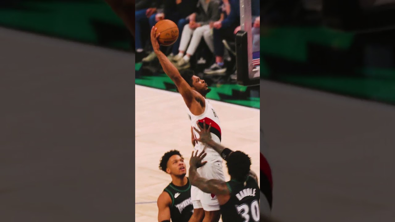 Scoot Henderson VICIOUS SLAM #scoothenderson #dunk #slamdunk #slam #trailblazers #nba
