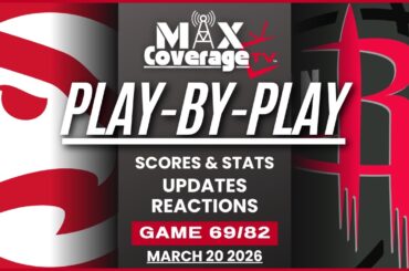 🔴LIVE - Atlanta Hawks vs Houston Rockets - Play-By-Play & Reactions (3/20/26)