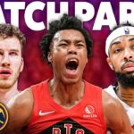Raptors vs Nuggets LIVE Watch Along | The West Coast Road Trip Begins..
