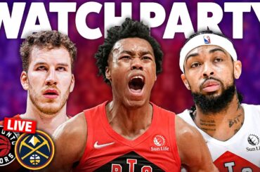 Raptors vs Nuggets LIVE Watch Along | The West Coast Road Trip Begins..