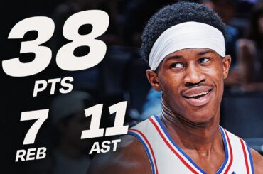 VJ Edgecombe (38 PTS & 11 AST) Joins Allen Iverson in Sixers History 🔥 | March 19, 2026