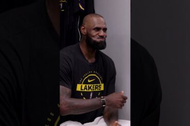 JJ in the locker room after LeBron & Luka's HUGE performances #lakers