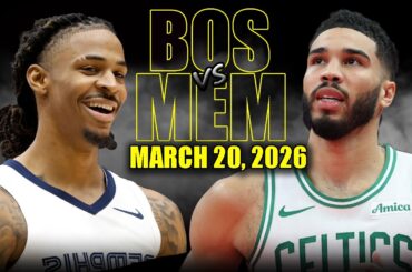 Boston Celtics vs Memphis Grizzlies Full Game Highlights – March 20, 2026 | NBA Season