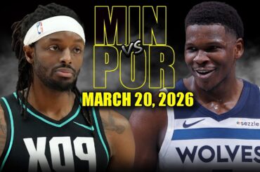 Minnesota Timberwolves vs Portland Trail Blazers Full Game Highlights – March 20, 2026 | NBA Season