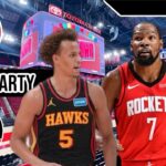 Atlanta Hawks vs Houston Rockets | Live Play by Play | Watch Party Stream | #nba 3-20-26 Game 🏀🔥