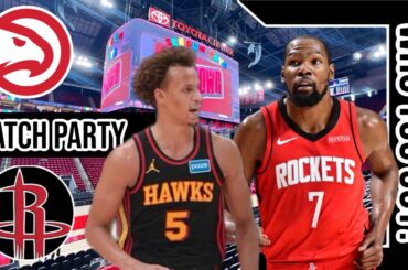 Atlanta Hawks vs Houston Rockets | Live Play by Play | Watch Party Stream | #nba 3-20-26 Game 🏀🔥