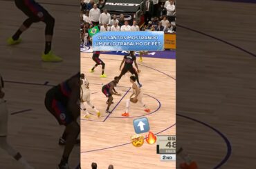 Gui Santos trabalhando bem pelos Warriors! 🇧🇷 #nba #shorts