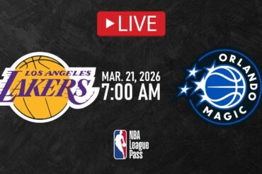 NBA LIVE! Los Angeles Lakers vs Orlando Magic | Mar. 21, 2026 | Magic vs Lakers NBA LIVE 2K26