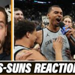 Victor Wembanyama hits EPIC game-winner in Spurs-Suns potential playoff preview | NBA Reaction