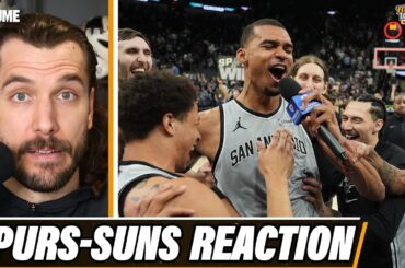 Victor Wembanyama hits EPIC game-winner in Spurs-Suns potential playoff preview | NBA Reaction