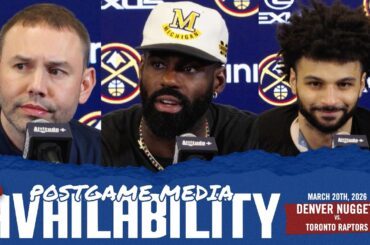 ALL Denver Nuggets Postgame Media vs. TOR  🎙️