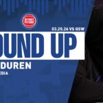 Post-Game Press Conference: Jalen Duren | Pistons vs. Warriors | 03.20.26