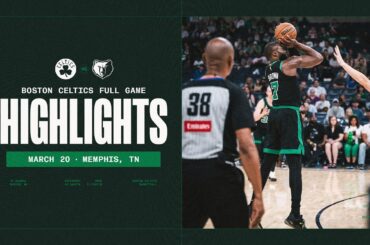The Boston Celtics pulled out the win in Memphis 117-112