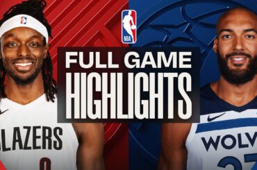 TRAIL BLAZERS at TIMBERWOLVES | FULL GAME HIGHLIGHTS | March 20, 2026