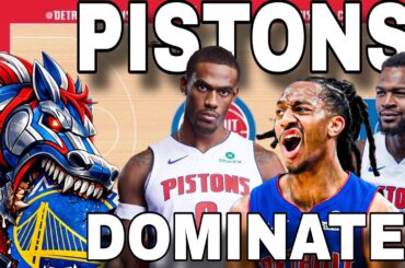 Pistons DOMINATE Warriors as the Clinch Playoffs 🔥😤