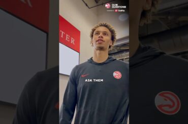 Asking each other the hard-hitting questions 🧐🧐😆😆 #hawks #nba #funny @quiktrip