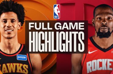 HAWKS at ROCKETS | FULL GAME HIGHLIGHTS | March 20, 2026