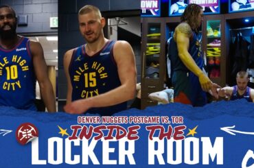 Inside The Denver Nuggets Locker Room After Win vs. TOR
