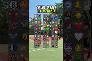 Qual é o seu time favorito na NBA? Deixa o emoji aí nos comentários! 💬 #NBA #shorts #NBABrasil