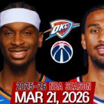 (LIVE) SGA MVP TOUR | Oklahoma City Thunder vs Washington Wizards NBA Live Stream