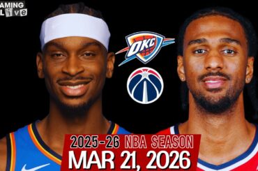 (LIVE) SGA MVP TOUR | Oklahoma City Thunder vs Washington Wizards NBA Live Stream