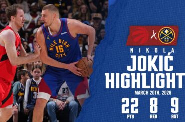 Nikola Jokić Game Highlights DEN vs. TOR