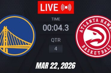 NBA LIVE! Golden State Warriors vs Atlanta Hawks | March 22, 2026 | 2026 NBA Season Live 2K