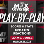 🔴LIVE - Miami Heat vs Houston Rockets - Play-By-Play & Reactions (3/21/26)