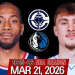 (LIVE) Kawhi Leonard vs Cooper Flagg | Los Angeles Clippers vs Dallas Mavericks NBA Live Stream