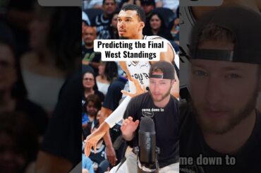 Which West Teams are Making the Playoffs? 🤔