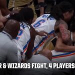 FOUR PLAYERS EJECTED  😳 Fight breaks out between Thunder & Wizards | NBA on ESPN