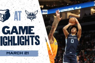 Memphis Grizzlies Highlights vs  Charlotte Hornets