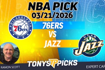76ers vs. Jazz NBA Betting Odds & Picks, 3/21/26 | Night Moves Show