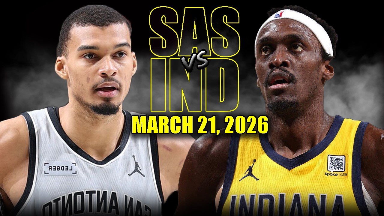 San Antonio Spurs vs Indiana Pacers Full Game Highlights – March 21, 2026 | NBA Season