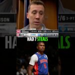 Duncan Robinson on the Pistons defensive effort last night #detroitpistons #nba