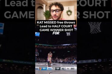 Knicks vs Nets WILD ENDING Karl Anthony towns MISSES FREE THROWS 😭 Nets vs Knicks reaction
