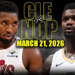 Cleveland Cavaliers vs New Orleans Pelicans Full Game Highlights – March 21, 2026 | NBA Season