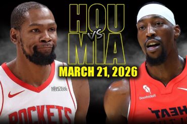 Houston Rockets vs Miami Heat Full Game Highlights – March 21, 2026 | NBA Season