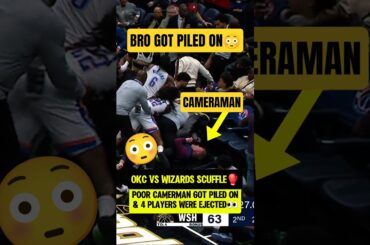 Cameraman got CAUGHT in the SCUFFLE😳