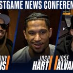 Karl-Anthony Towns, Josh Hart and Jose Alvarado on Knicks 136-110 win over Pacers