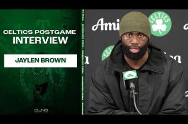 Jaylen Brown on Reaching a Balance with Jayson Tatum: "That's Not Easy" | Postgame Interview