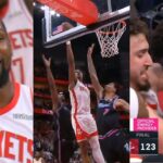 Amen Thompson GAME WINNER BUZZER BEATER vs Heat off Kevin Durant miss