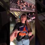 Delivering smiles one fan at a time during our 200th consecutive sellout 💜🧡 #shorts